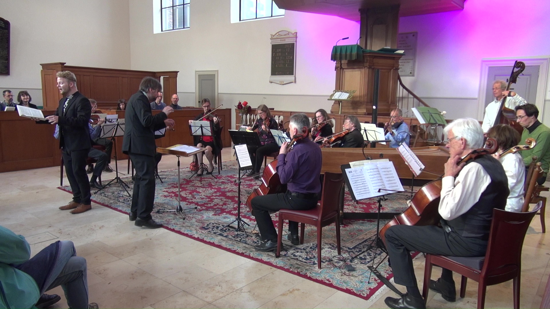 Orkest tijdens concert op 7 mei 2022 Orkest tijdens concert op 7 mei 2022